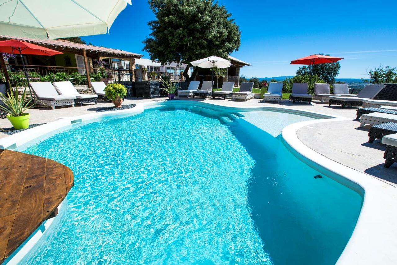Les Chalets En Cevennes Saint-Christol-les-Ales Luaran gambar